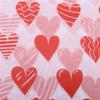 10Pcs Heart Tissue Paper for Handmade Craft Paper Diy Flowers Wrapping Gift Packing Paper Valentine's Day Wedding Party Supply