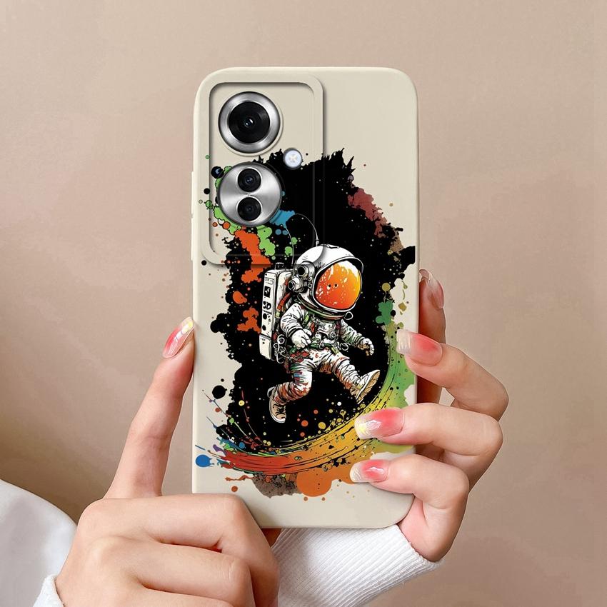 Sacs pour téléphone pour Oppo F25 Pro F23 Realme C20 C25 C30 C31 C33 C35 Narzo N53 N63 Motif Arbre de Coco de Plage Étui de Protection en Silicone Liquide pour Coque Oppo