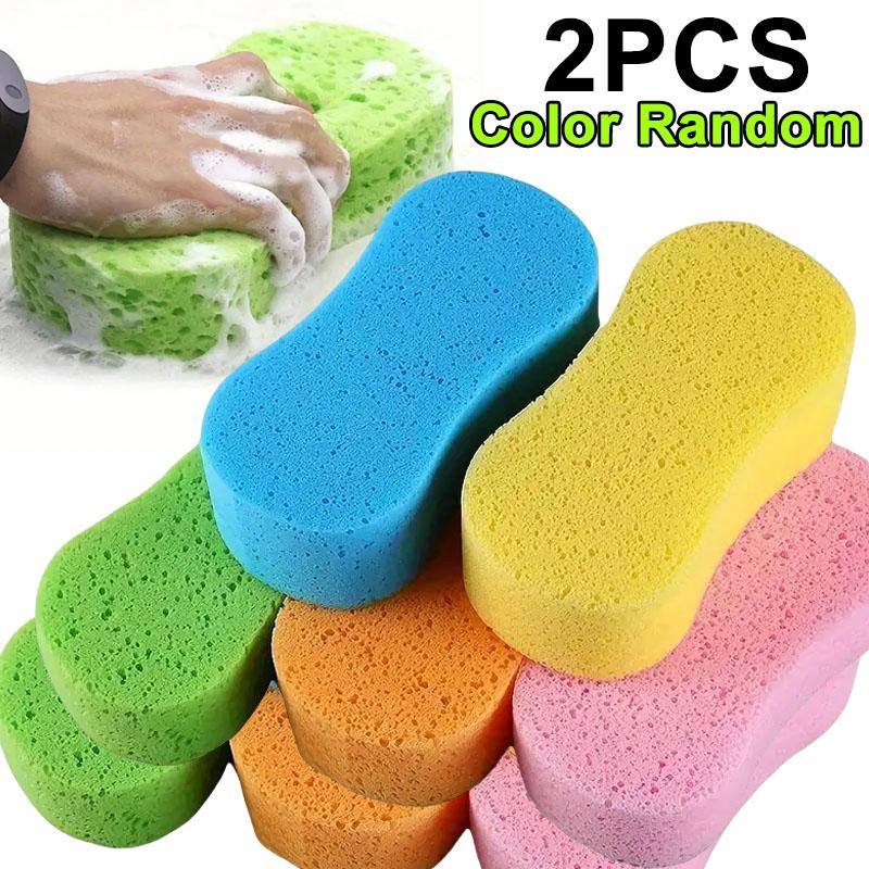 Large Car Wash Sponge Honeycomb Sponges High-density Car Washing Sponge Block Auto Detailing Foam Cleaning Tools Car Accessories