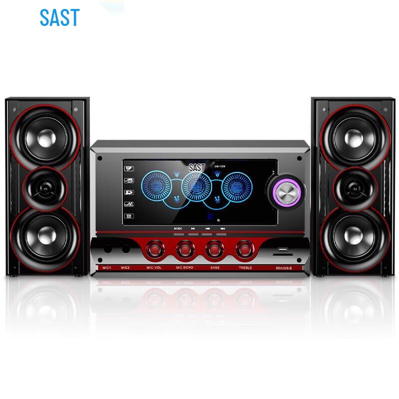 SAST SM-1306 Home KTV 2.1 Channel Bluetooth Speaker
