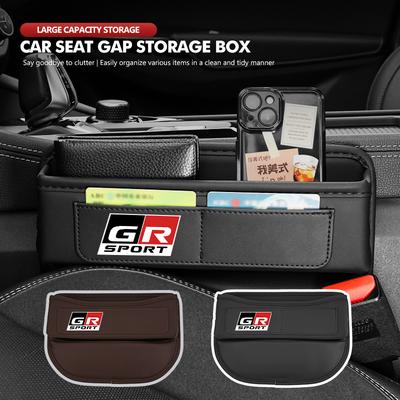 Car Seat Gap Organizing Storage Box Auto Decoration Accessories For Chr Corolla Camry Rav4 Yaris Hilux Prius Avensis