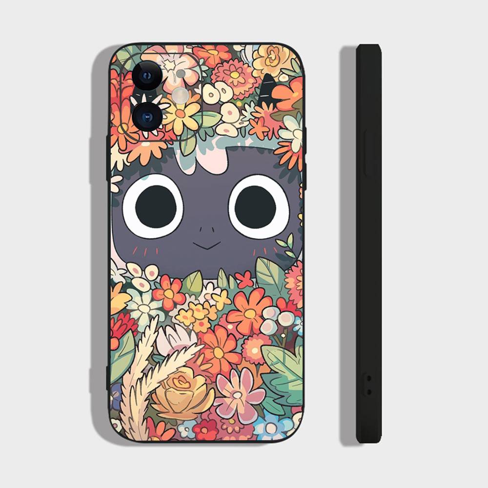 Cult Of The L-Lamb Anime Adventure Video Game Phone Case For IPhone 17 Air 16 15 14 13 Pro Max 11 12 Black Silicone Cover