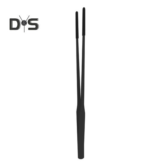 Fütterungszange für Reptilien aus Edelstahl mit Gummispitze, gerade/gebogene lange Pinzette für Aquarien, Bartagamen, Tankschlangen, Gehege, Terrarien