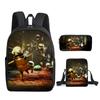 R.E.P.O. Game 3Pcs/Set Backpack Student School Shoulder Bag Kid Cute Travel Backpack Children Birthday Gifts