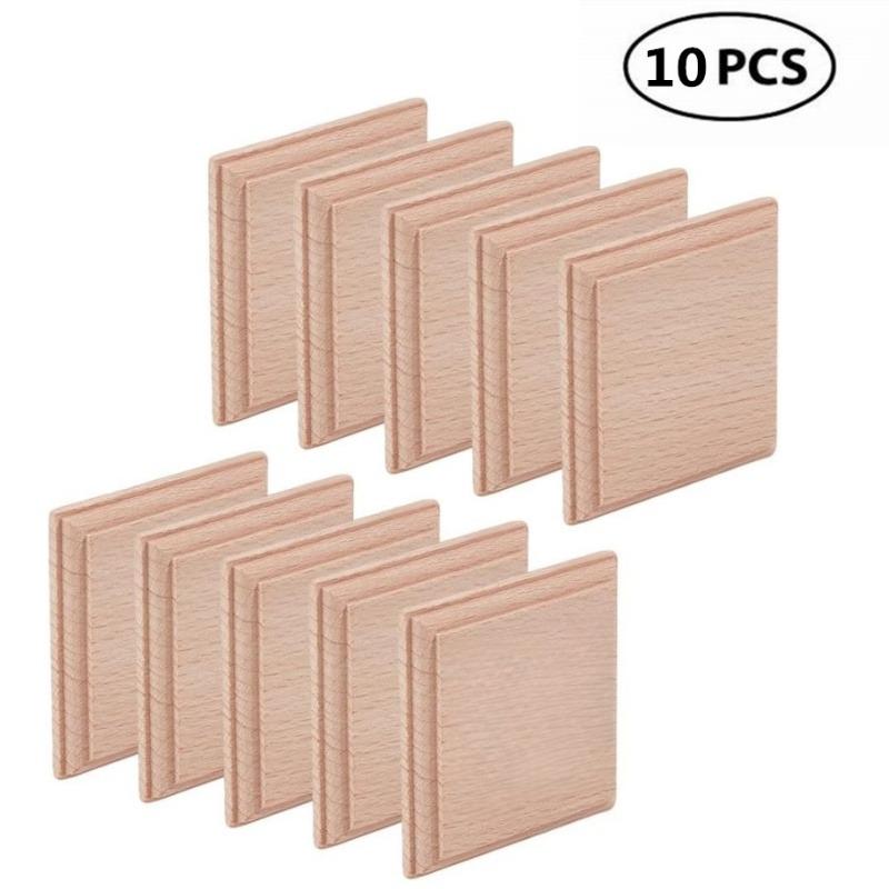 

10pcs 6cm Wood Plaques for Crafts Rectangular Wood Plaques Unfinished Wooden Plaques Unfinished Rectangular Wood Slices