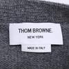 THOM BROWNE Authentic Japanese Domestic Product FCK657A-Y1029-035 Fine Merino Intarsia Goose 4-Bar V-Neck Cardigan tops 36 grayUsed