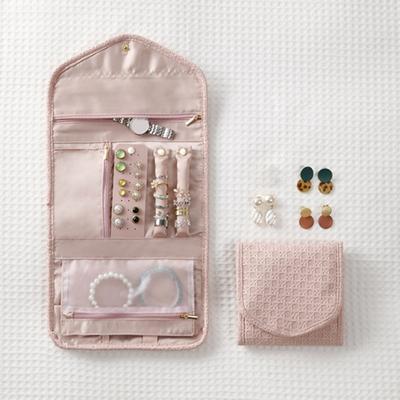 Portable Jewelry Bag Large Capacity Anti-oxidation Pockets Classification Storage Multi Dustproof Soft Lining Earrings