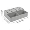 Makeup Brush Holder Bathroom Organizer Storage Box Pencil 21 Hole Pen