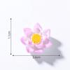 Simulation Floating Boat Lotus Flower Frog Mini Model Figurine Micro-landscape Fish Tank Bonsai Landscaping DIY Home Decor