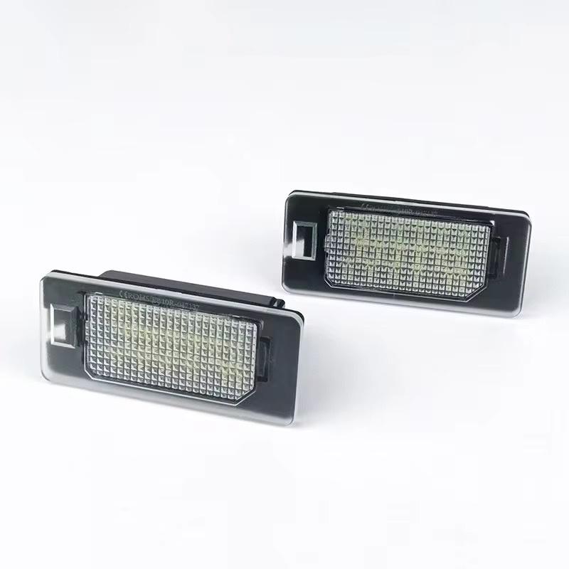 For Porsche Panamera 970 4D 2010 2011 2012 2013-2016 2pcs 6000K White Car Led License Plate Lights Car-Styling Number Lamps