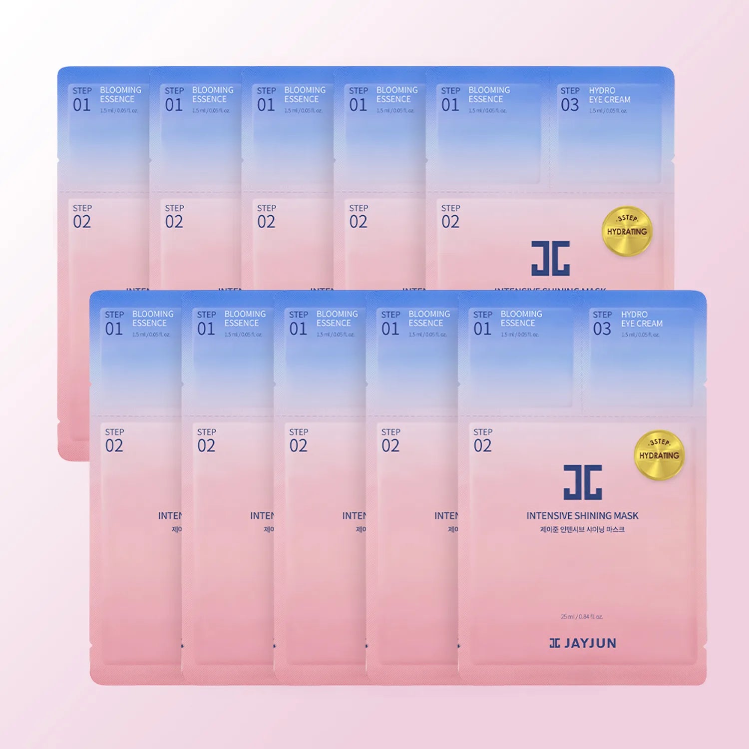 JAYJUN Intensive Shining Mask Sheet 10P 3-Step Mask 10EA
