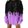 Sweatshirt Women Tops Plus Size Long Sleeve Tie-dye Casual Pullover Tops Autumn Winter Clothes Women