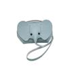 Bolsa de dinheiro de couro pu elefante bolsa de moedas feminina com chaveiro multifuncional zíper bolsas de armazenamento capa de chave