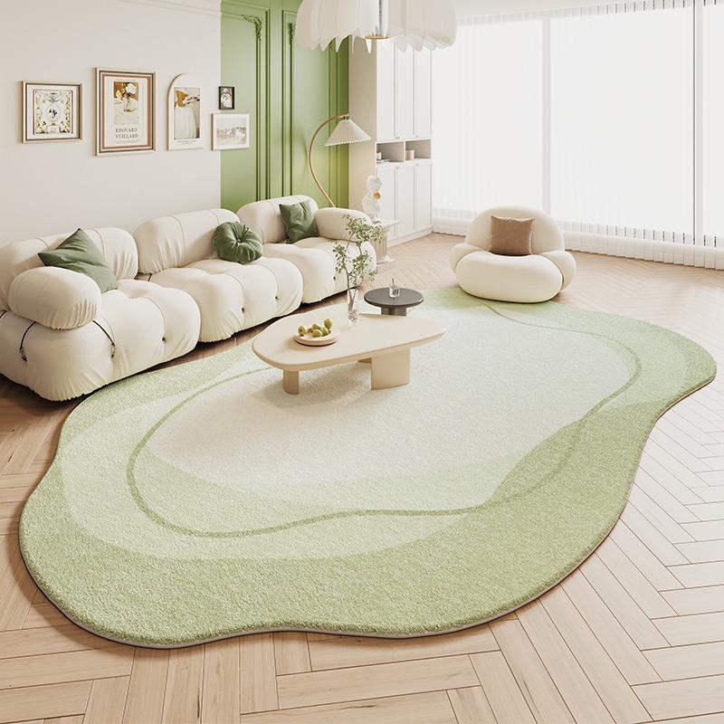 Living Room Carpet Bedroom Irregular Shape Imitation Cashmere Carpets Sofa Bedside Floor Mat Soft Fluffy Comfortable Foot Rug