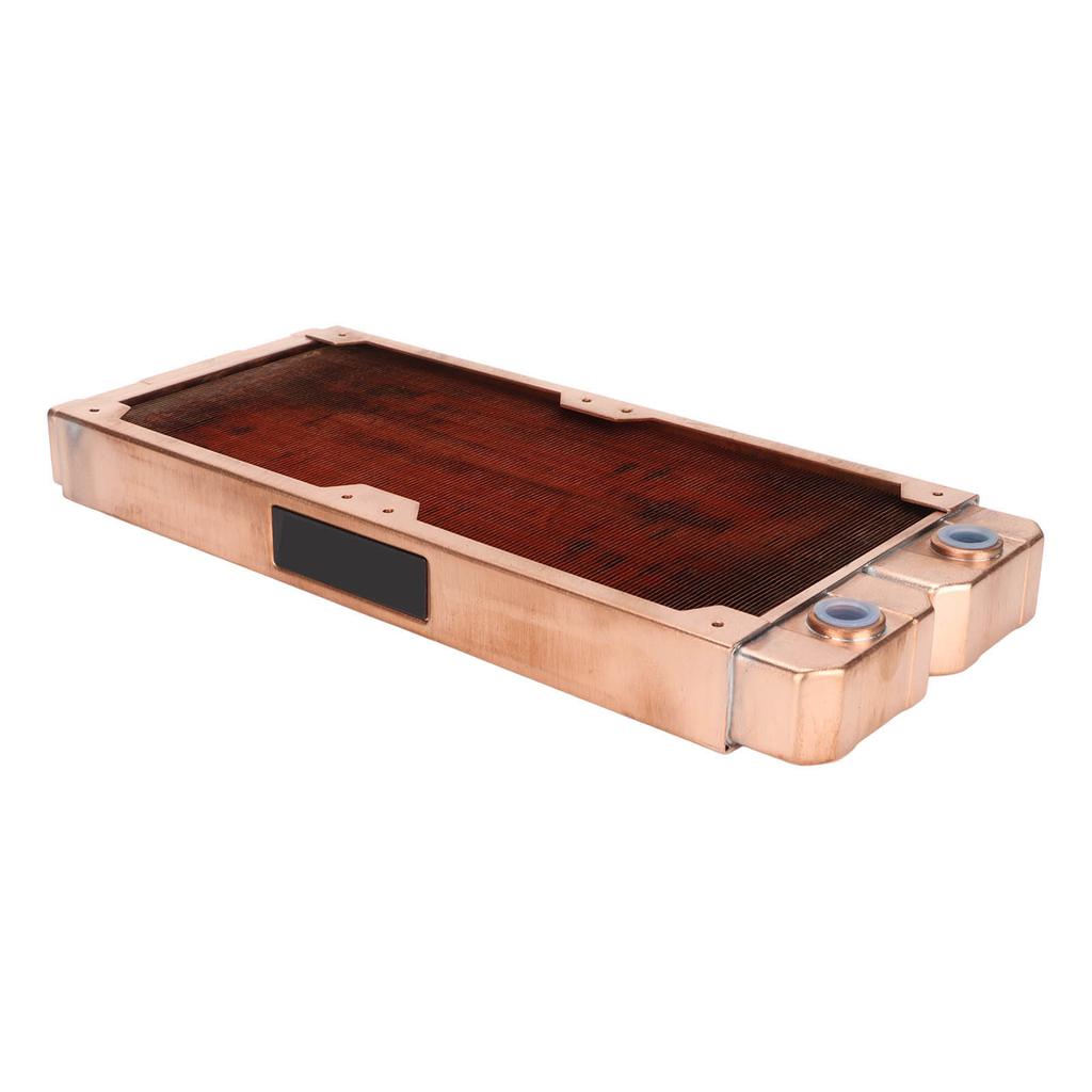 Water Cooling Radiator All Copper 7mm Round Tube G1 4 Thread Industrial Computer Water Cooling Radiator