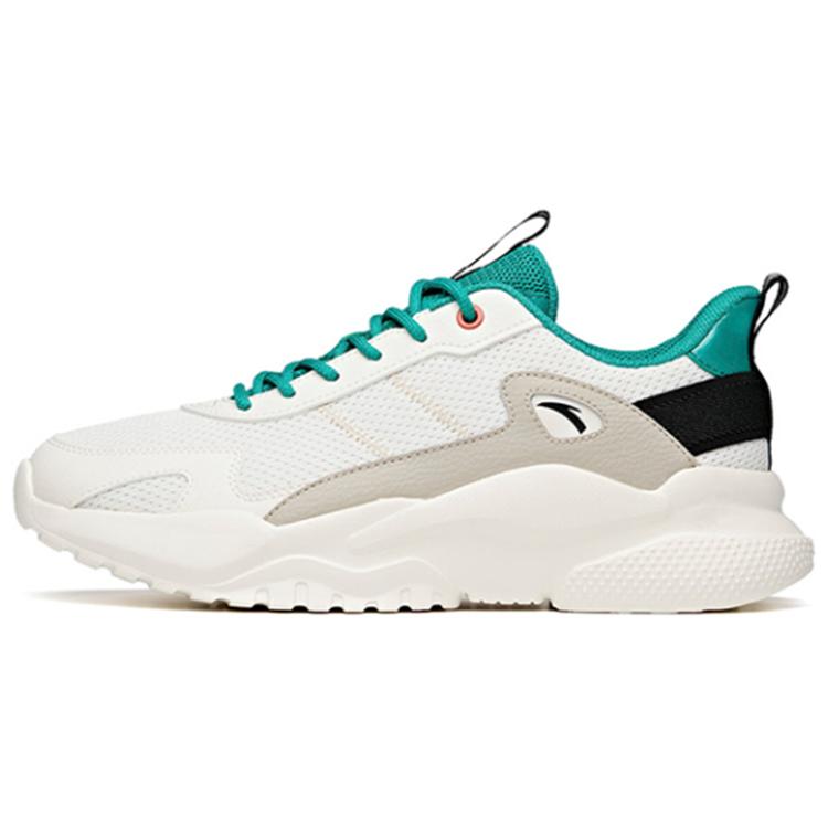 

Anta Anti Slip And Wear Resistant Breathable Low Top Running Shoes Men s White Green Gray 40