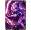Fox Anime Pinup Girls Metal Tin Signs Wall Decoration Plaque Vintage Poster Iron Painting for Man Cave Home Cafe Garden Club Bar
