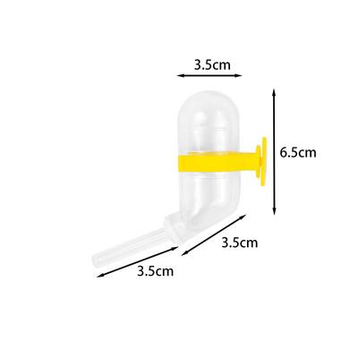 60ml Hamster Water Dispenser Feeder Hanging Pet Guinea Pig Squirrel Rabbit Drinking Vacuum Kettle Little Pet Water Dispenser Pet