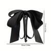 Hair Bows For Women Bow Hair Clips Silky Satin Hair Bows For Girls Neutral Colors Hair Ribbon Cute Bow Clips For Women