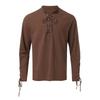 Men's Long-sleeved V-neck Shirt