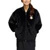 adidas Neo Cartoon Pattern Patch Long Sleeve Jacket Women Outerwear Black IA6905