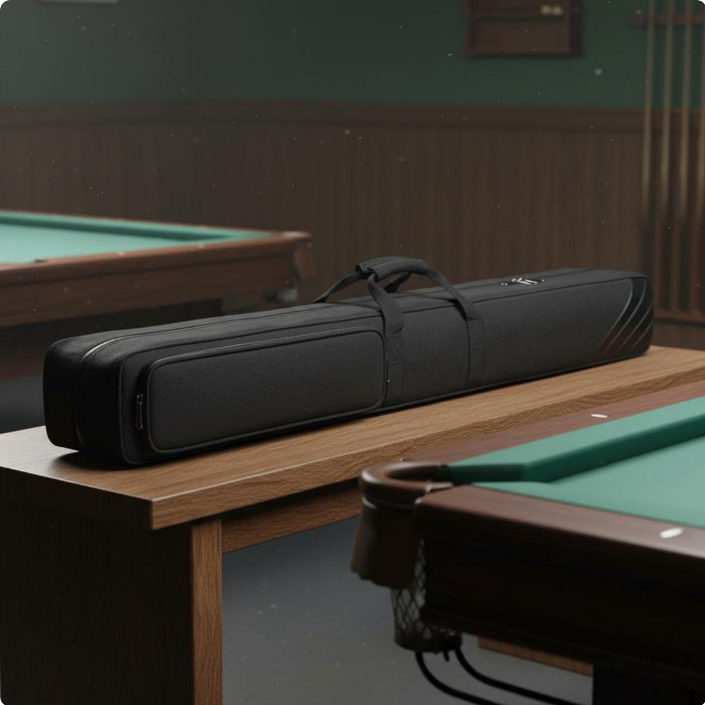 Bolsa para Taco Articulado de 34 Piezas Funda Resistente para Taco de 12 Piezas Bolsa de Almacenamiento para Palo de Snooker Agarre Cómodo Accesorio Deportivo Resistente al Agua