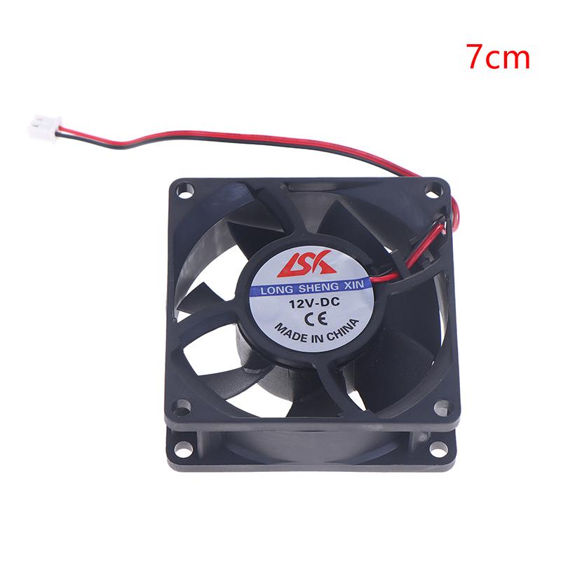 5V/12V/24V Cooling Turbo Fan Brushless 3D Printer Parts 2Pin For Extruder Dc Cooler Blower Part Black Plastic Fans