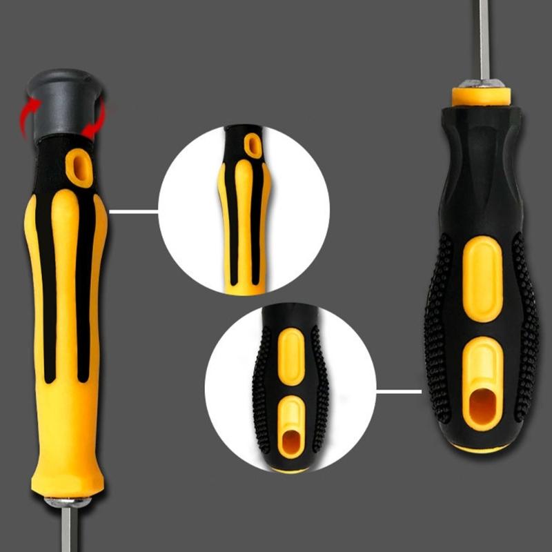 6 In 1 Double Head Magnetic Multifunctional Household Screwdriver Set for Home Electronics Repair and DIY Craft Projects