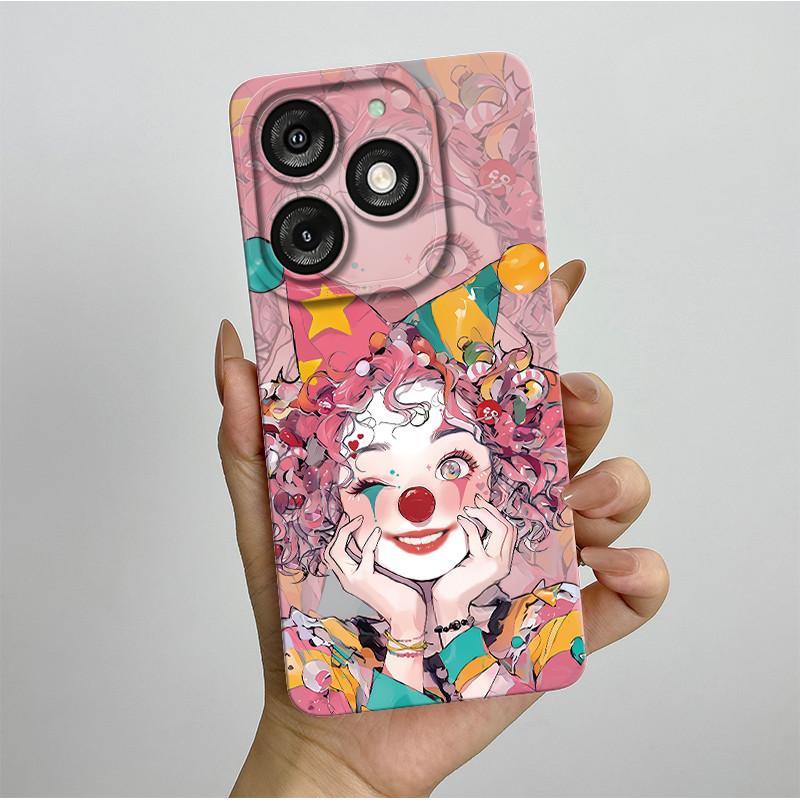 For Itel A50 A667L Casing Pretty Butterfly Flowers Soft Silicone TPU Shockproof Cover For Itel A50 A 50 ITELA50 2024 Phone Case