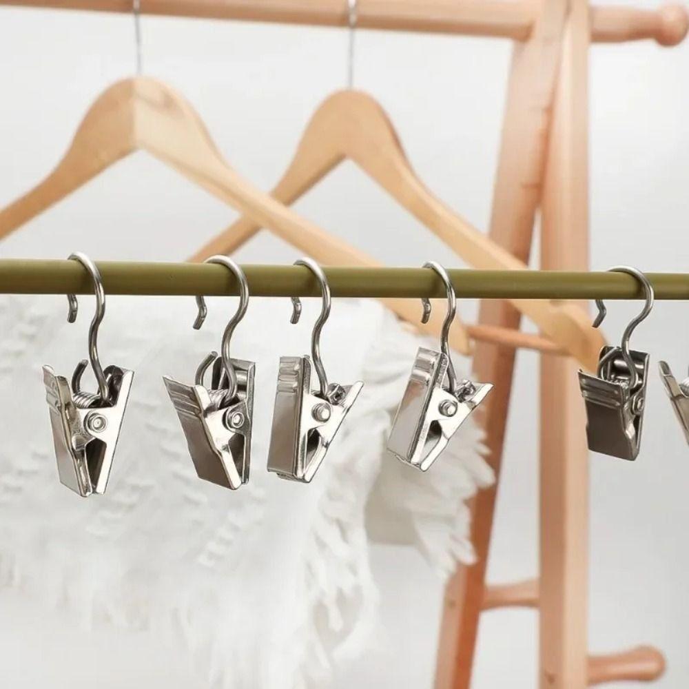 100Pcs Opening/Closed Mouth Drapery Crocodile Clip Hanging Drapes Clamp Display Photos