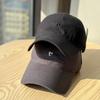 Spring and Summer New Niche Embroidered Letter Soft-top Baseball Cap for Men and Women, Wide Brim, Face-slimming Duckbill Cap, Large Head