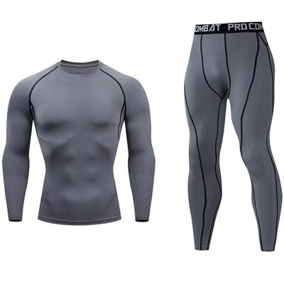 Men's Quick-drying Sportswear Fitness Clothing Tight Pants Two-piece Set