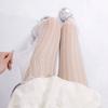 Sexy Hollow Lace Fishnet Socks American Stockings Retro Coffee Vertical Striped Pantyhose Women With Leg Covers