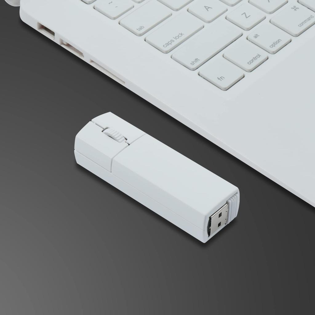 DIWOSHE Ultra Small Cuboid Mouse Wireless Mouse USB Rechargeable 3 Buttons Optical Small Mini S Size Compatible with PC Symmetrical Portable Storage