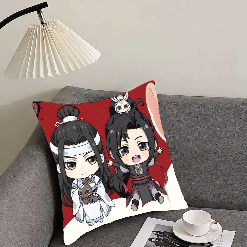

MMo DaoO ZZu Shi TV Series Cushion Cover Pillowcase Ultra Soft Skin Friendly Fabric Cloud Like Comfort Concealed Zipper 30x30cm