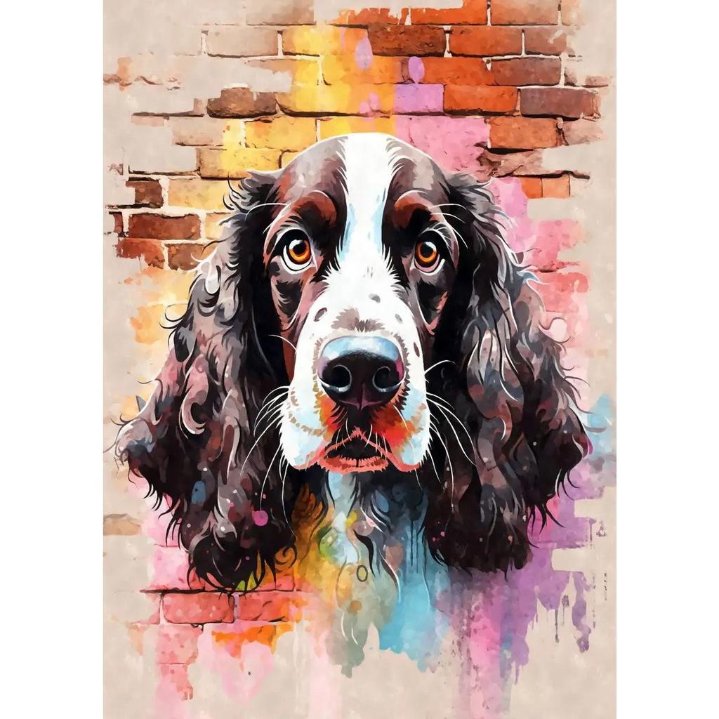 Cute Pet Dogs Graffiti Poster Prints Aesthetic Pug Dachshund Maltese Dog Wall Art Canvas Painting Home Kids Room Decor Picture