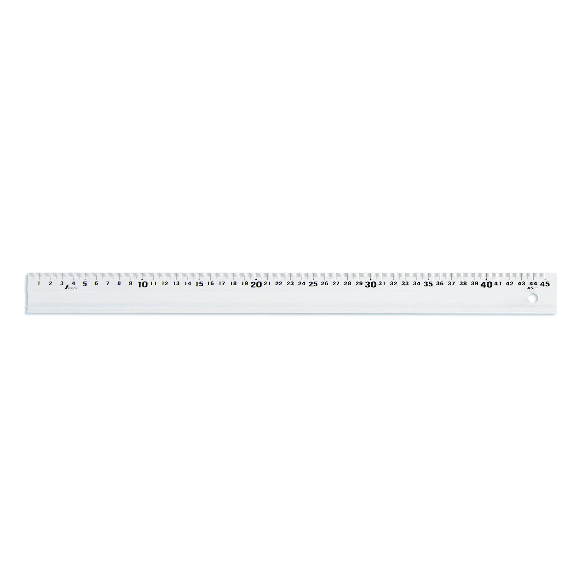 

Shinwa Sokutei Aluminum Straight Measure Aluminum 45cm White 65426 білий