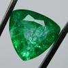 Natural Colombian Emerald Trillion Cut 7.52 Ct Green   Loose Gemstone