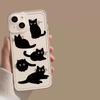 Cartoon Cute Cat Case for Samusng Galaxy S25 Ultra 5G S24 S22 S23 Plus Ultra S20 S21 FE A16 A54 A55 A35 A34 A53 A14 A32 Cover