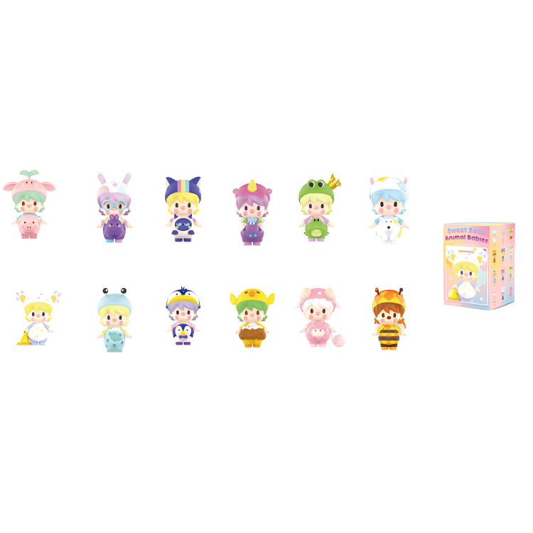 

POP MART Sweet Beans Animal Baby Collection Blind Box Products, Single Mystery Box