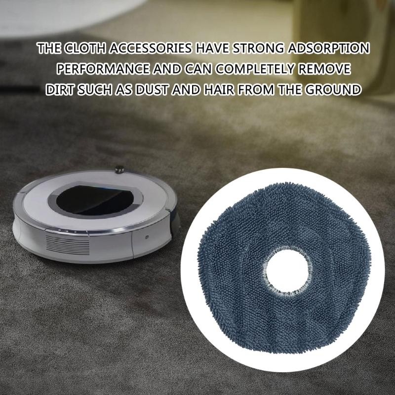 Robot Mop Cloth Attachments Washable Pad Washable Mopping Pad Floor Cleaning Pad Suitable for Efficient Floor Cleaning