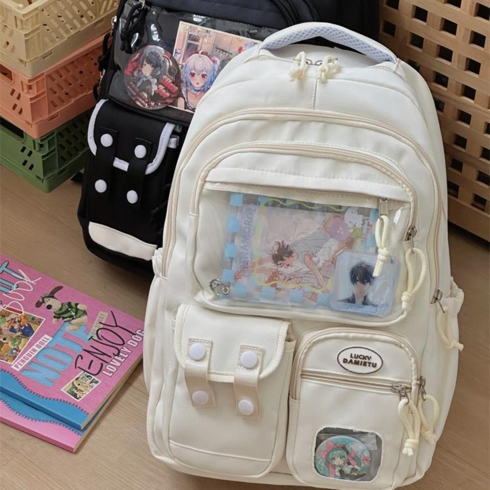 New college style ins sweet and cute junior high school student schoolbag high value grade 3-5 large capacity backpack women