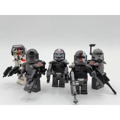 2025 Star Wars Špatná várka Vlastní Minifigurka 5-Pack
