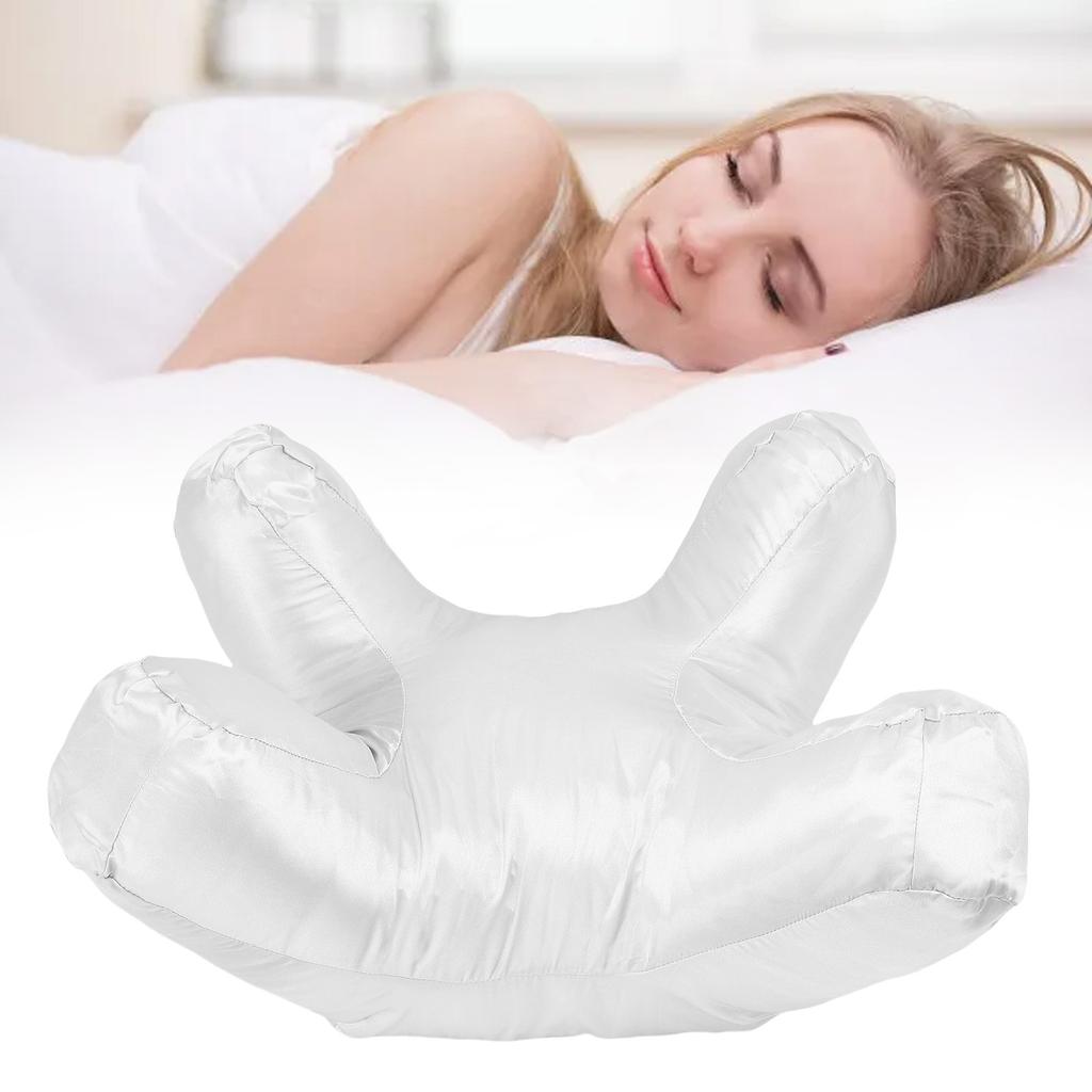 Comfortable Face Pillow Lightweight Soft Supportive Face Down Pillow for Back Side Stomach Sleeping Cotton