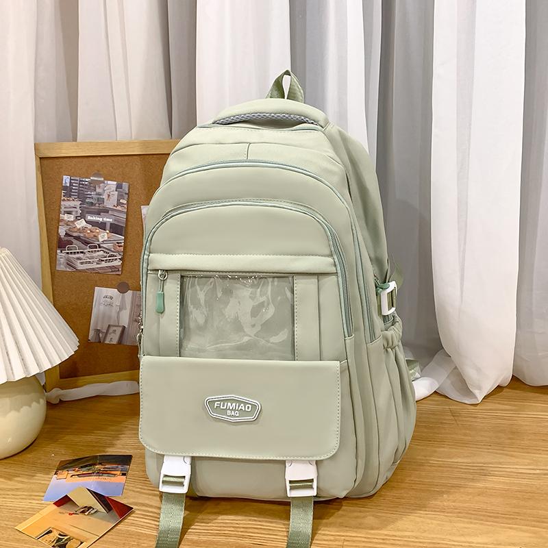 Sac d'école pour collégienne Sac à dos grande capacité pour femme