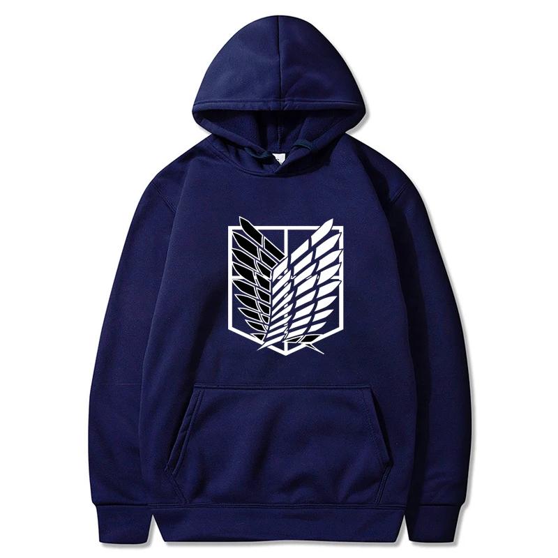Women's Long Sleeves Japan Anime Attack on Titan Women Hoodies Autumn Winter Sweatshirts Hoodie Fashion Sweatshirts