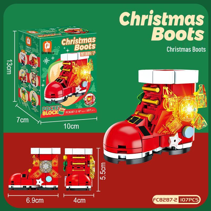 Fang Cheng Children s Educational Elk Christmas Tree Building Blocks Toy