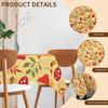 Rustic Autumn Maple Leaf and Mushroom Square Tablecloth Washable Thanksgiving Holiday Table Cloth Cover for Dining Party Picnic