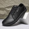 Men's Barefoot Shoes Wider Leather Casual Shoes Comfortable Walking Flats Luxury Men's Sneakers Large Size48 Male Shoes