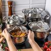 8-piece Steel Pot Set. 2.1/2.9/3.9/6.6L KLAUSBERG KB-7694